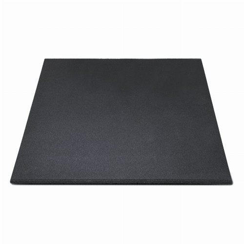 Podłoga gumowa tłumiąca uderzenia mata ANTISHOCK kwadrat 100x100 cm grubość 50mm czarna