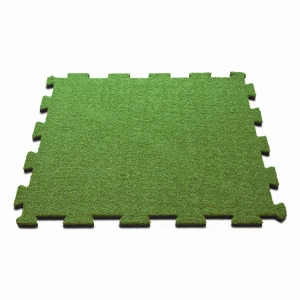 Podłoga gumowa PUZZLE 98x98 cm grubość 20 mm SZTUCZNA TRAWA